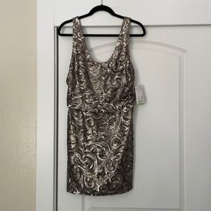 MANGO Sequin Mini Dress